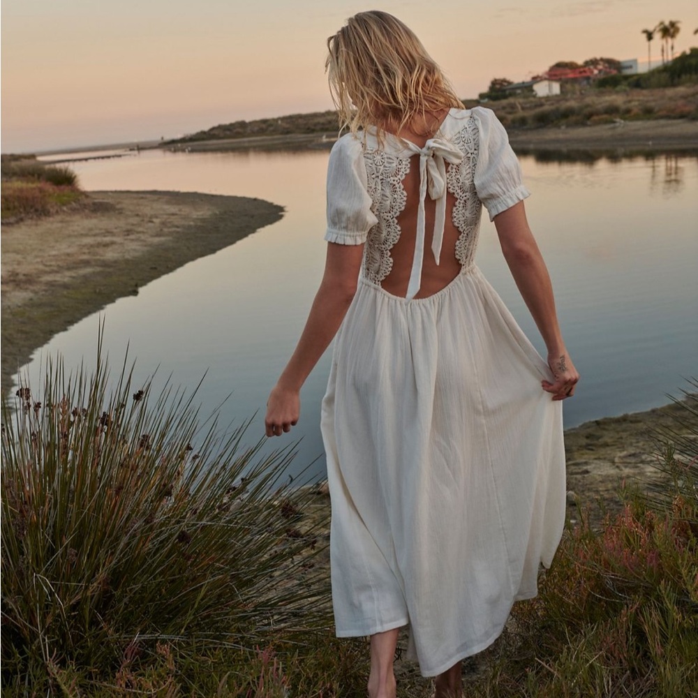 Free People All You Need is Lace Midi